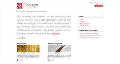 Desktop Screenshot of china-art-management.com